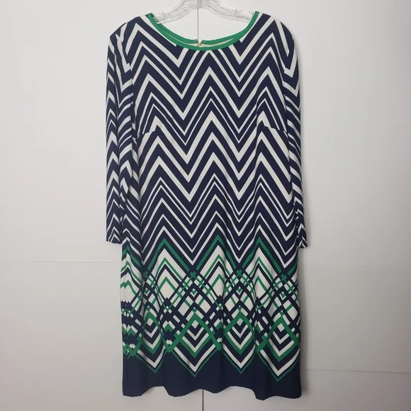 eliza j blue and white striped dress Eliza J | Women's Blue and White Striped Dress main image 0